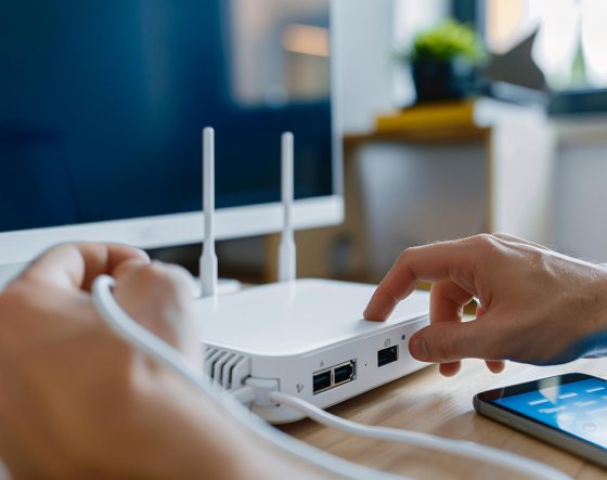 Майстер Інфомір підключає оптичний інтернет у квартирі